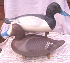 Click here for a larger image of Harry Jobes Oversize Bluebill Decoys