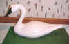 Joey Jobes half sized Swan decoy at Riverside Retreat