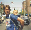 Rick and Son Miles in 1982