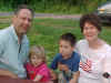son Jason and daughter Catherine Eve '99